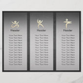 Tri-Fold Yoga Studio Brochures Root Chakra Mantra (Dos)