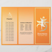 Tri-Fold Yoga Studio Brochures Root Chakra Mantra (Devant)