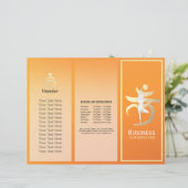 Tri-Fold Yoga Studio Brochures Root Chakra Mantra (Debout devant)