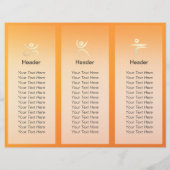 Tri-Fold Yoga Studio Brochures Root Chakra Mantra (Dos)
