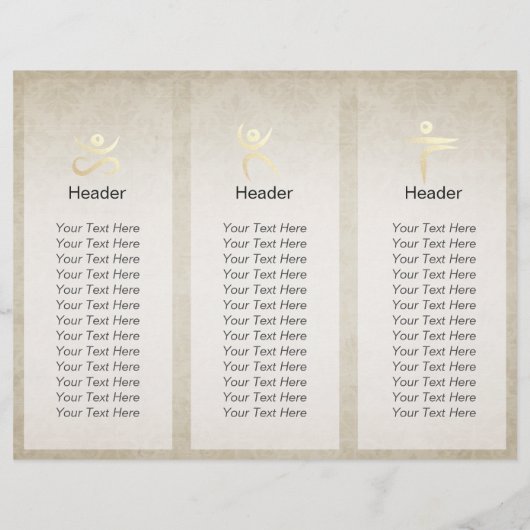Tri-Fold Yogastudio Brochures Meditatiehouding ZEN (Achterkant)