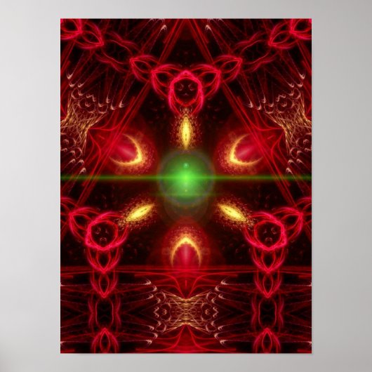 Tri-Fractal-Poster Poster (Voorkant)