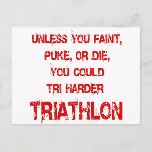 Tri Harder Briefkaart