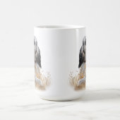 Tri Kleur Engels Setter Art, houtsnip jacht Koffiemok (Center)