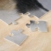 Tri Kleur Gladde Collie Met Kerstmis Legpuzzel (Zijkant)