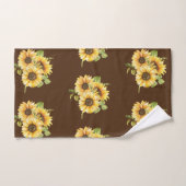 Tri Kleur Zonnebloem Bad Handdoek (Handdoek)