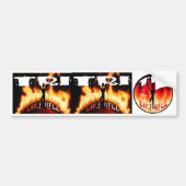 Tri like Hell Bumpersticker (Voorkant)