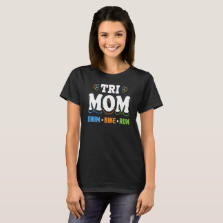 Tri Ma Swim Bike Run - Triathlon T-Shirt