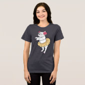 Tri-matière Attitude En Pointe | T-shirt (Recto plein)