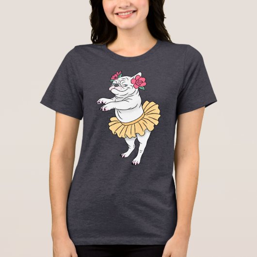 Tri-matière Attitude En Pointe | T-shirt (Recto)