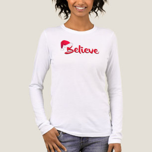 Tri-matière Croyez En Père Noël Long Sleeve T-Shirt