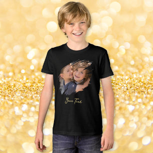 Tri-matière T-shirt en coton doux pour garçons adolescents et
