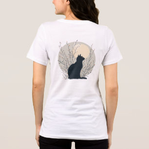 Tri-matière T-shirt mystique en noir