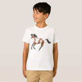 Tri Paint Horse Kinder T-Shirt (Voorkant volledig)