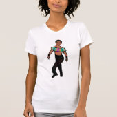 Tri Pose Dancer Pastel & Zwart #1 T-shirt (Voorkant)
