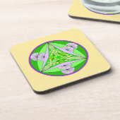 Tri-Pyramid Tiger Onderzetters (Linkerzijde)