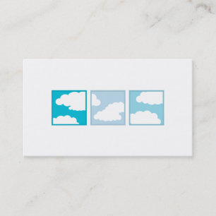 Tri-Squares - Wolken Visitekaartje