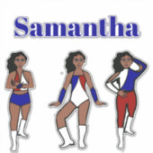 Tri Style Dancer RWB  #1 Sticker (Voorkant)