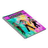 Tri-Styled Dancer Pastel & Black #1 Carnet (Côté Droit)