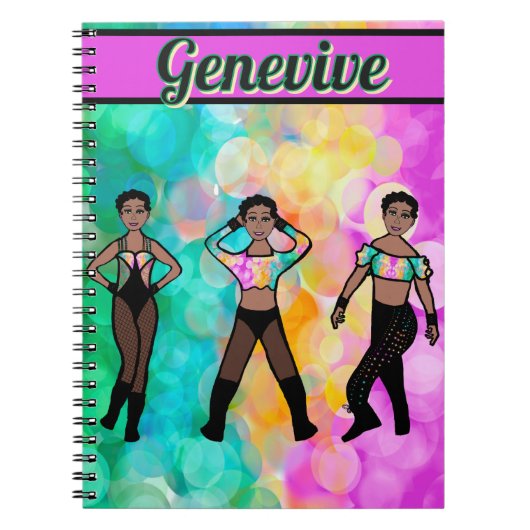 Tri-Styled Dancer Pastel & Black #1 Carnet (Devant)