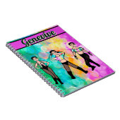 Tri-Styled Dancer Pastel & Black #1 Carnet (Côté Droit)