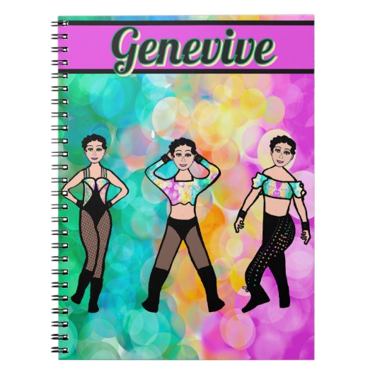 Tri-Styled Dancer Pastel & Black #1 Carnet (Devant)