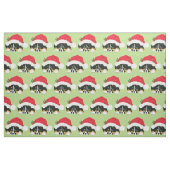 Tri tissu australien noir de vacances de chiot de (Fat Quarter)