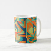 "Tri-tone Geometric Harmony Mok Ontwerp" (Voorkant rechts)