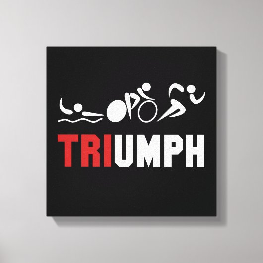 Tri Triumph Canvas Afdruk (Voorkant)