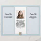 Tri-vouw Brochure Business Logo Foto (Achterkant)