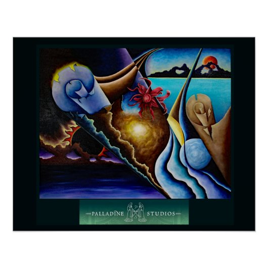 'Tria Prima' Glanzend Poster Perfect Poster (Voorkant)