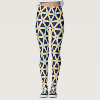 Triad Flow geometrisch naadloos patroon Leggings