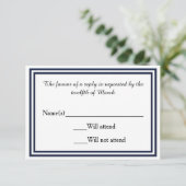 Triage double marine - carte RSVP (Debout devant)
