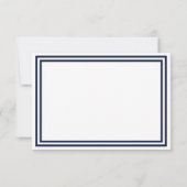 Triage double marine - carte RSVP (Dos)