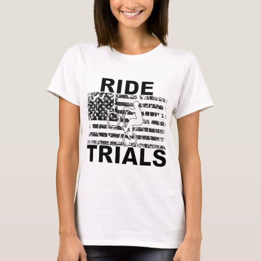 TRIALS FIETSTOCHT TRIAL FIETS T-SHIRT (Voorkant)