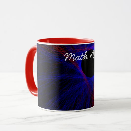 Triangle accentué Géométrique Mug de café (Devant gauche)