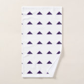 Triangle Amethyst, Février Pierre de naissance, vi (Serviette à main)