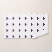 Triangle Amethyst, Février Pierre de naissance, vi (Serviette à main)