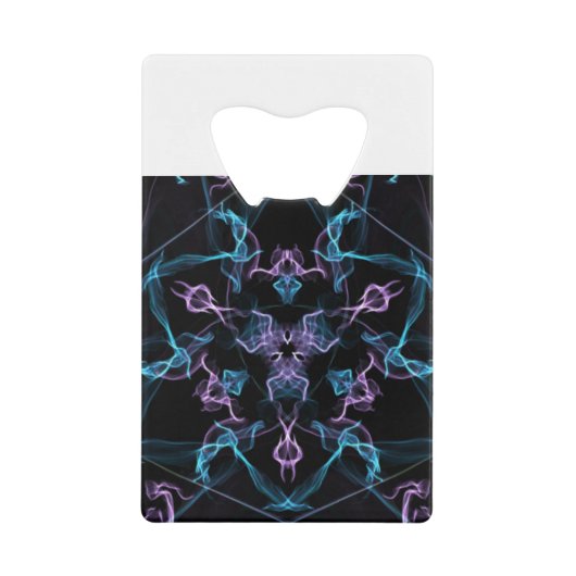 Triangle bleu et violet Mandala (Devant)