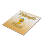 Triangle Chick Tegeltje (Zijkant)