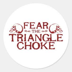 Triangle Choke Ronde Sticker