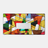Triangle Coloré Géométrique Moderne (Clavier et souris)