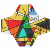 Triangle Coloré Géométrique Moderne (Plat)