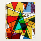 Triangle Coloré Géométrique Moderne  (Devant)