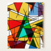 Triangle Coloré Géométrique Moderne (Dos)