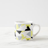 Triangle d'art Abstrait Pyramide Motif de café Mug (Droite)