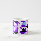 Triangle d'art Abstrait Pyramide Motif de café Mug (Devant)