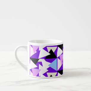 Triangle d'art Abstrait Pyramide Motif de café Mug