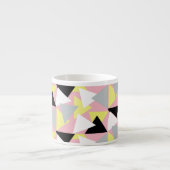Triangle d'art Abstrait Pyramide Motif de café Mug (Devant)