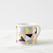 Triangle d'art Abstrait Pyramide Motif de café Mug (Devant droit)